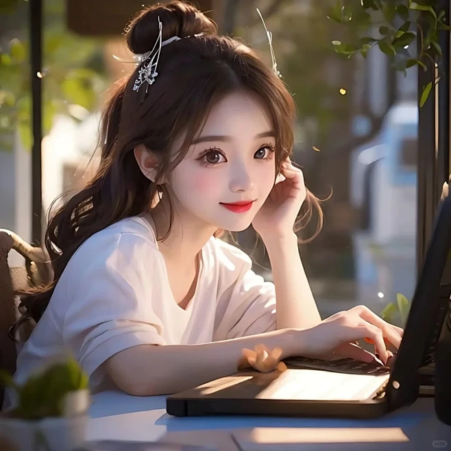 图片[4]-【第五期】AI美女头像-爱宁博客