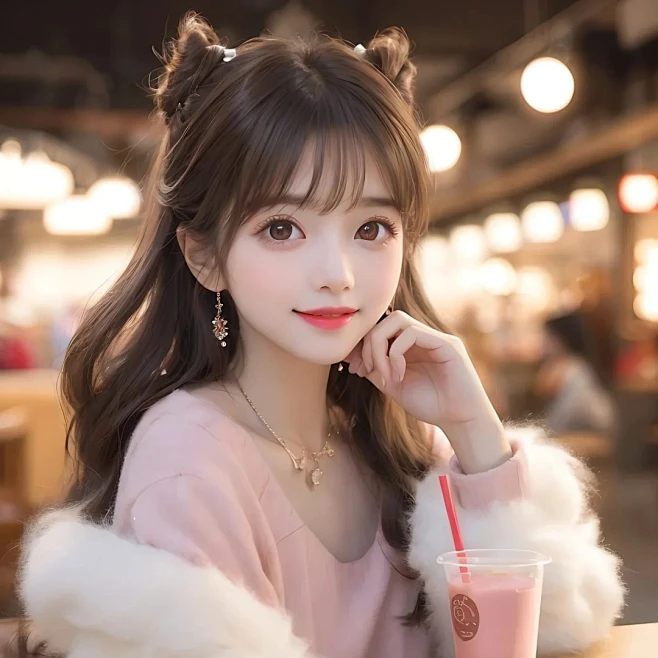 图片[2]-【第一期】AI美女头像-爱宁博客